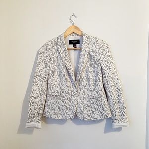 Ann Taylor polka dot blazer